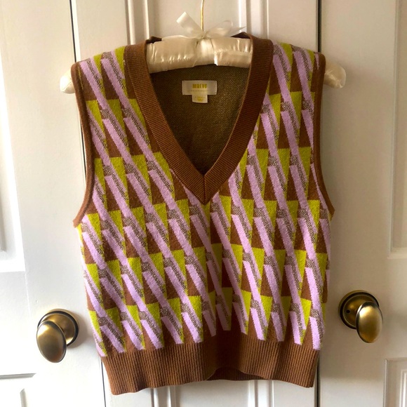 Maeve Vera jacquard sweater vest - Picture 2 of 10